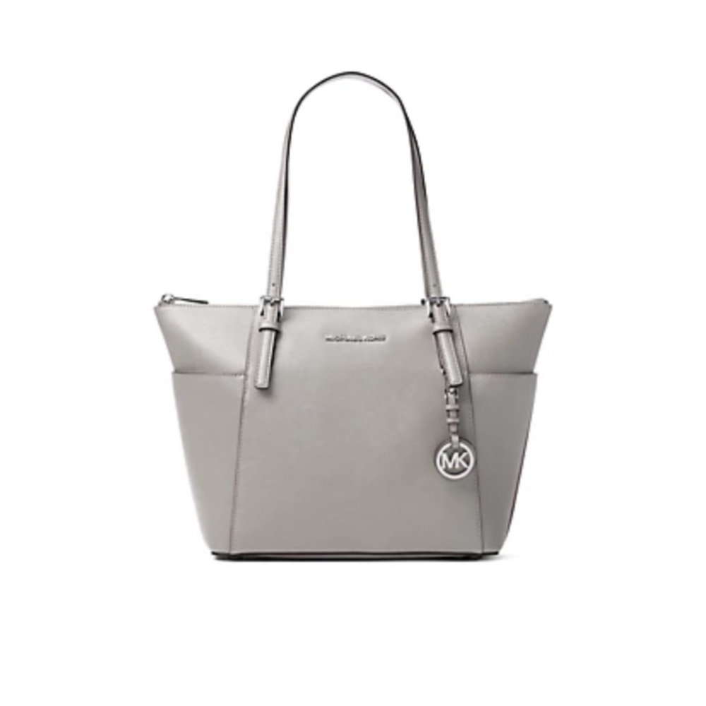 Michael Kors gray jet set shoulder bag